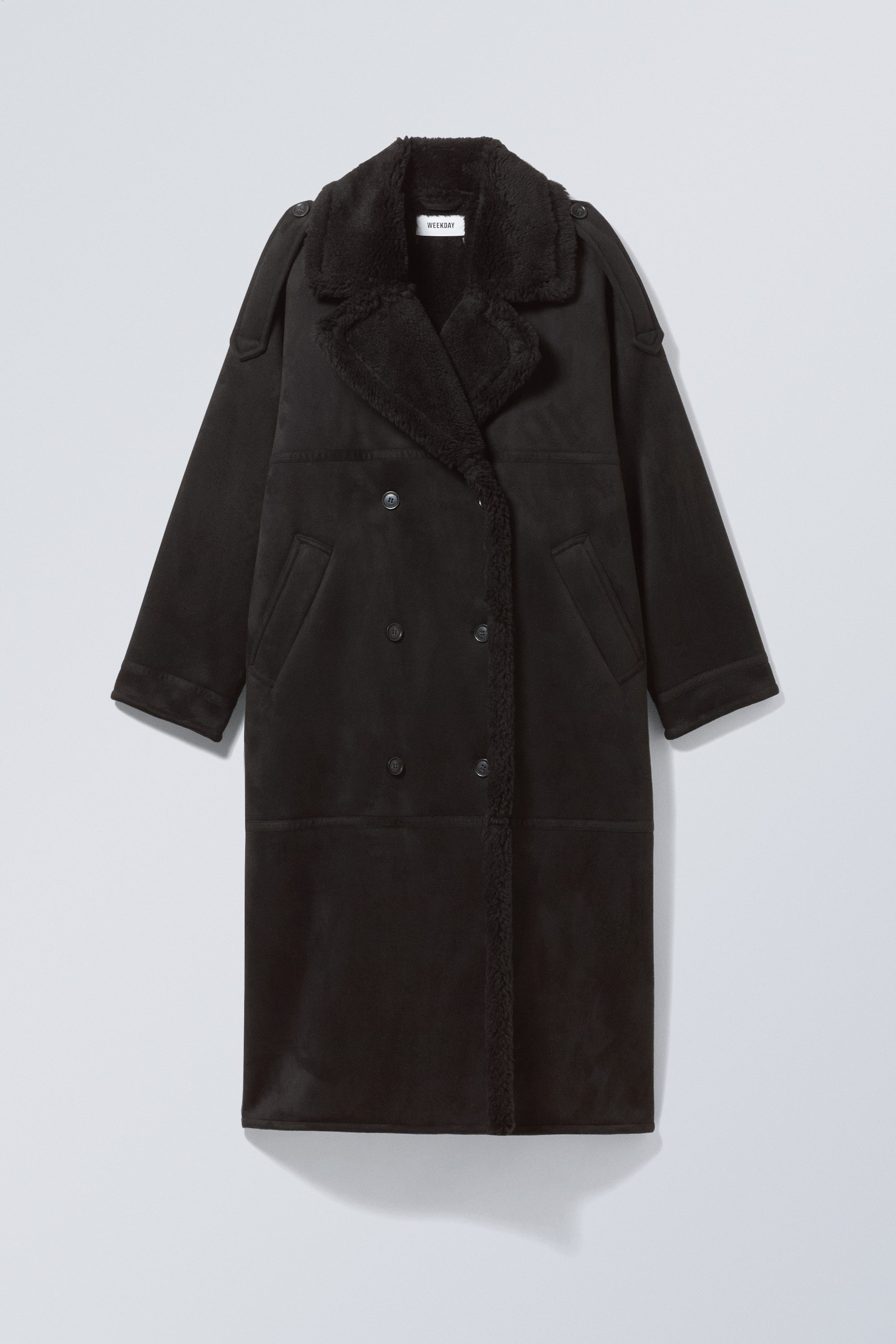 Black - Trine Aviator Coat - 0