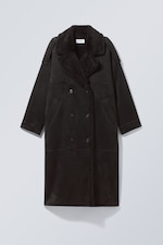Black - Trine Aviator Coat - 0
