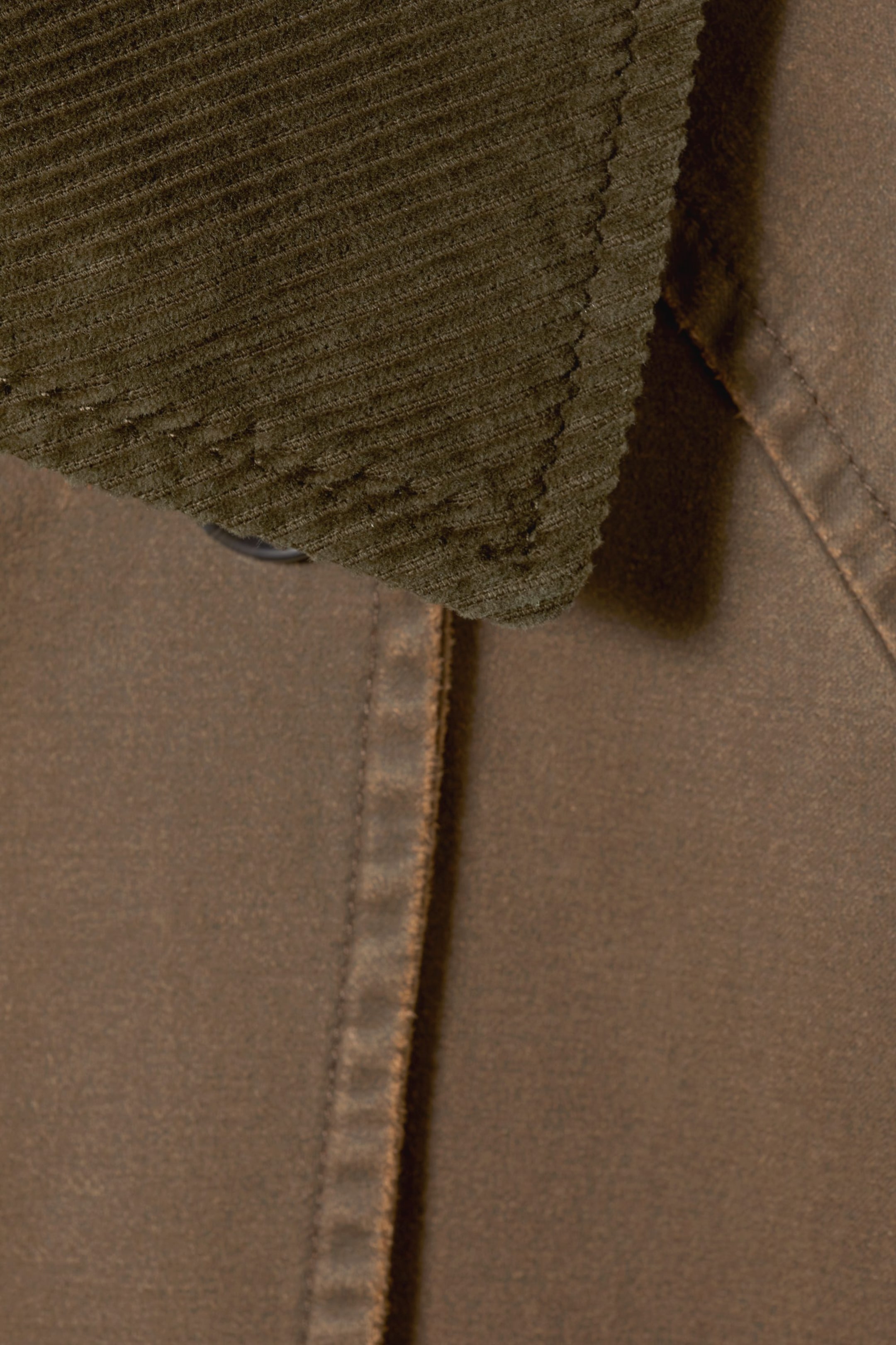 Dunkles Taupe - Gewachster Mantel Jones - 1