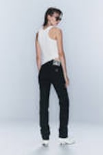 Coated Black - CM x LB Issue Rigid Coated Unisex Jeans - 1