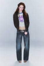 Star – Blau - Anti – Jeans mit niedriger Taille und geradem Bein - 1