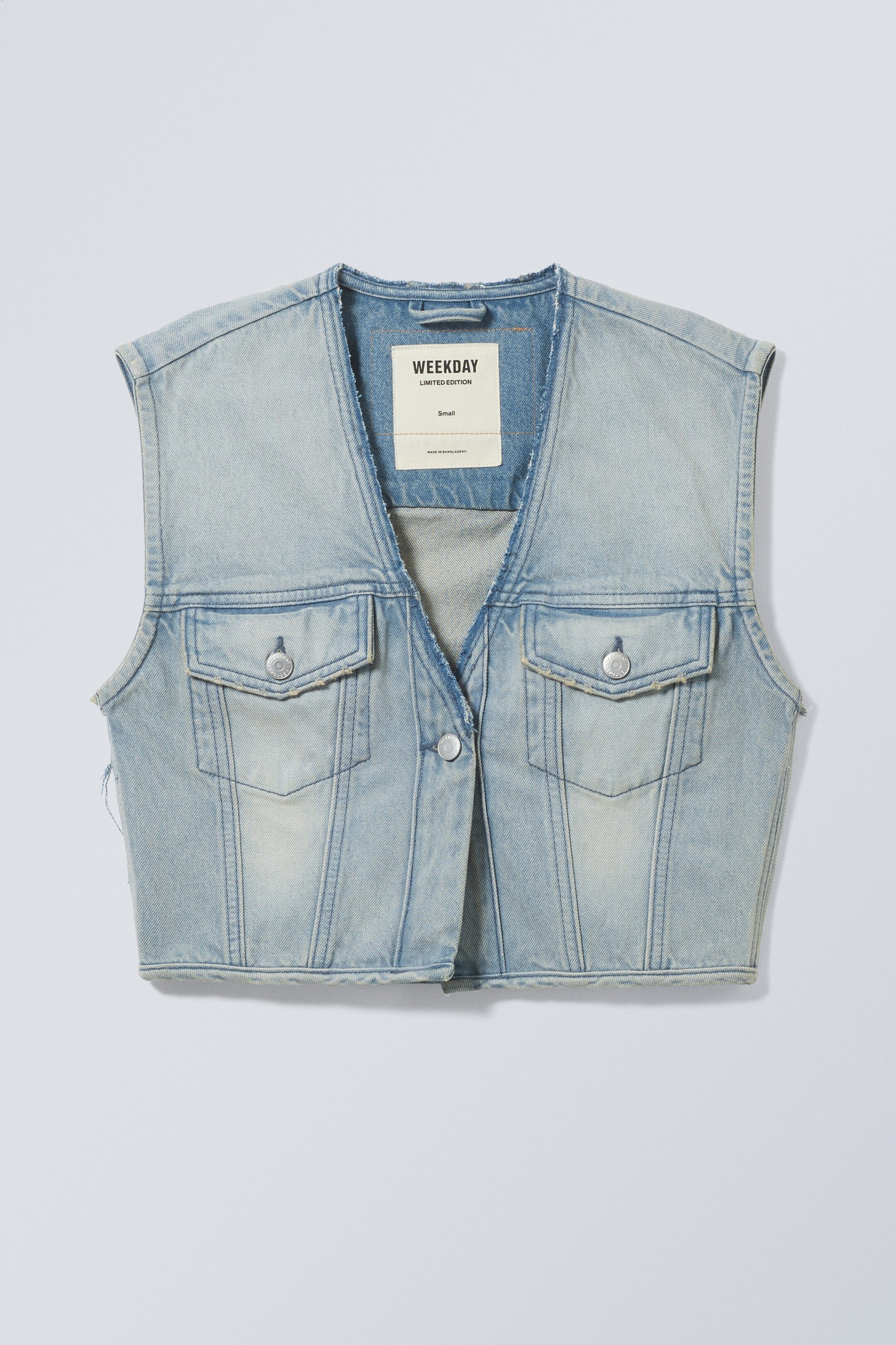 Bleu cendré - Veste en jean Extend - 0