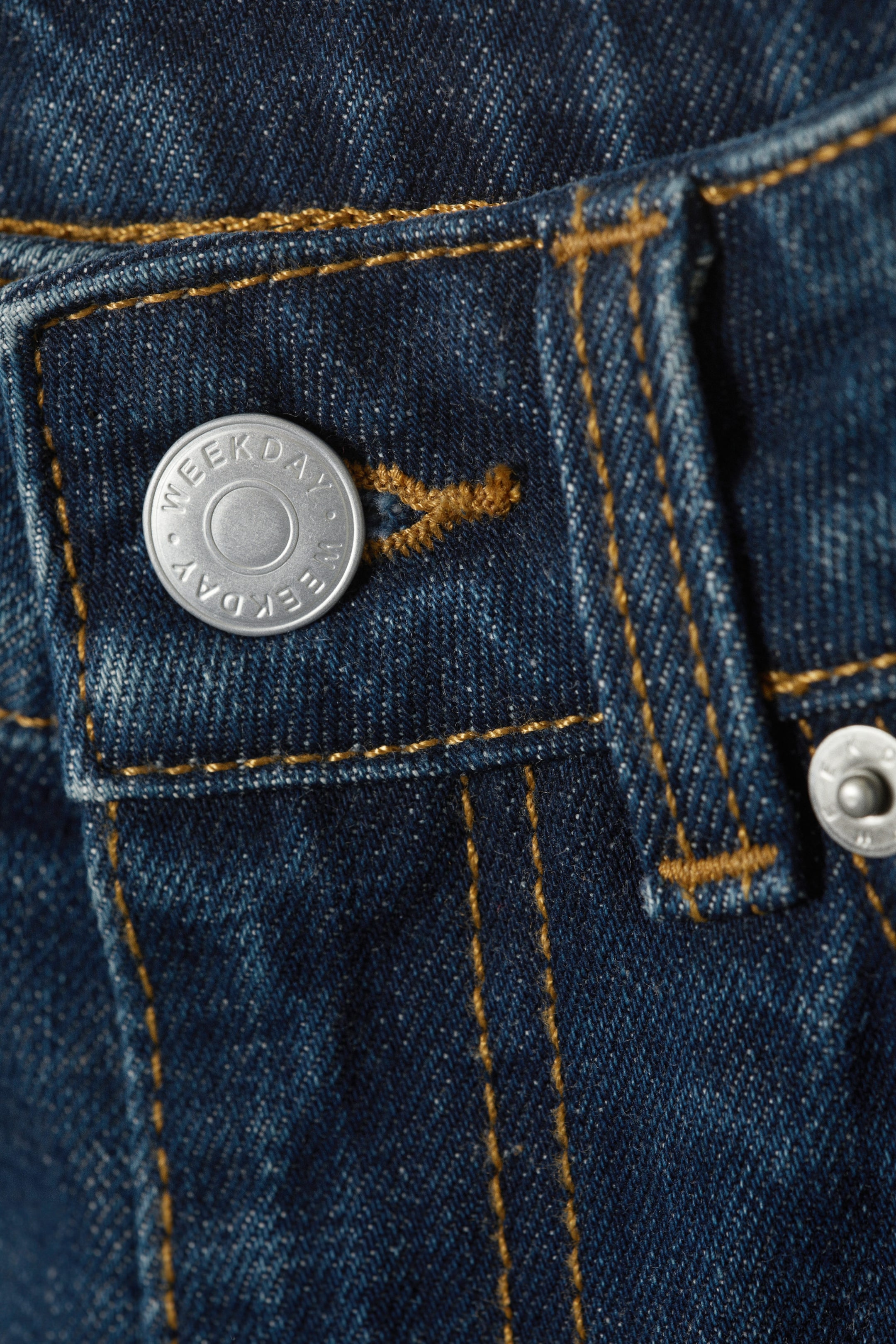 Sapphire Blue - Dunkelblau - Rowe Super High Waisted Regular Straight Jeans - 1