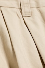 Light Dusty Beige - Cotton Chino Shorts - 5