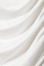 Weiß - Asymmetrisches Drape-Top aus Lyocell - 1