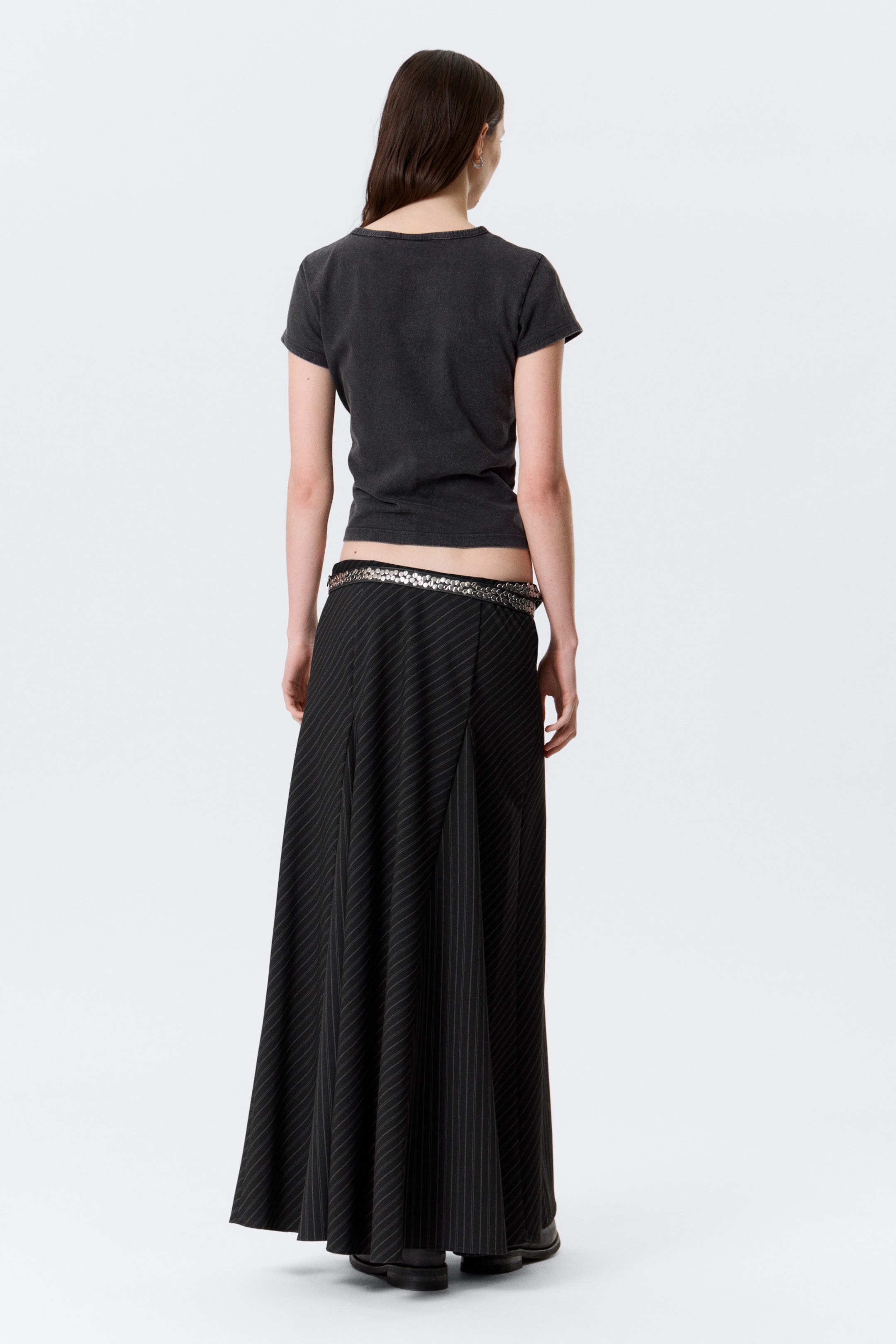 Black - Sci-Fi Print - Slim T-shirt met print en V-hals - 2