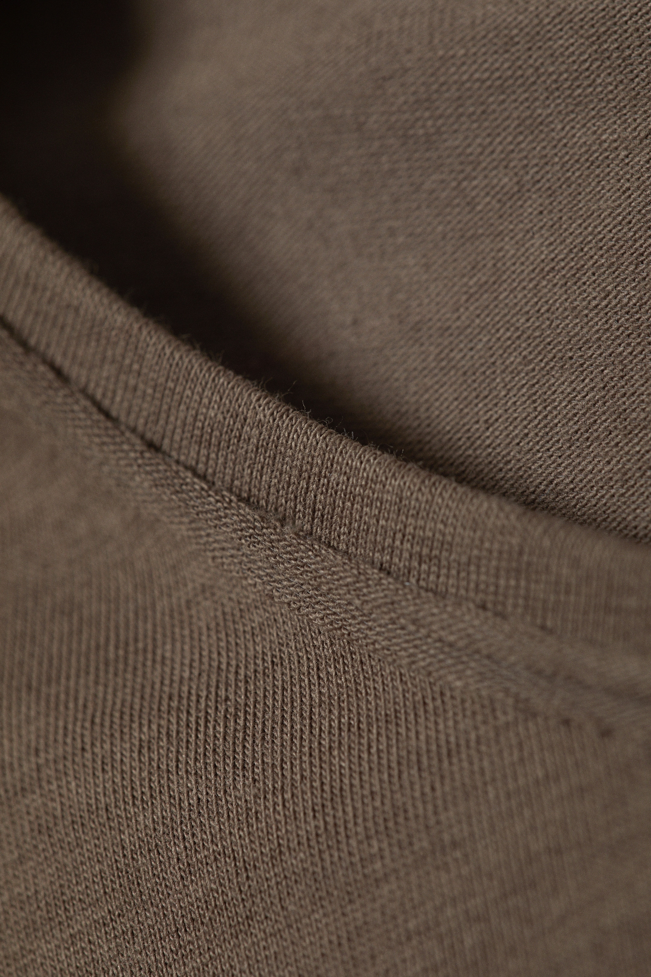 Grösseres Bild ansehen: Weiches langärmeliges Oberteil aus Baumwolljersey - Dunkles Graubraun - DAMEN | H&M CH 5