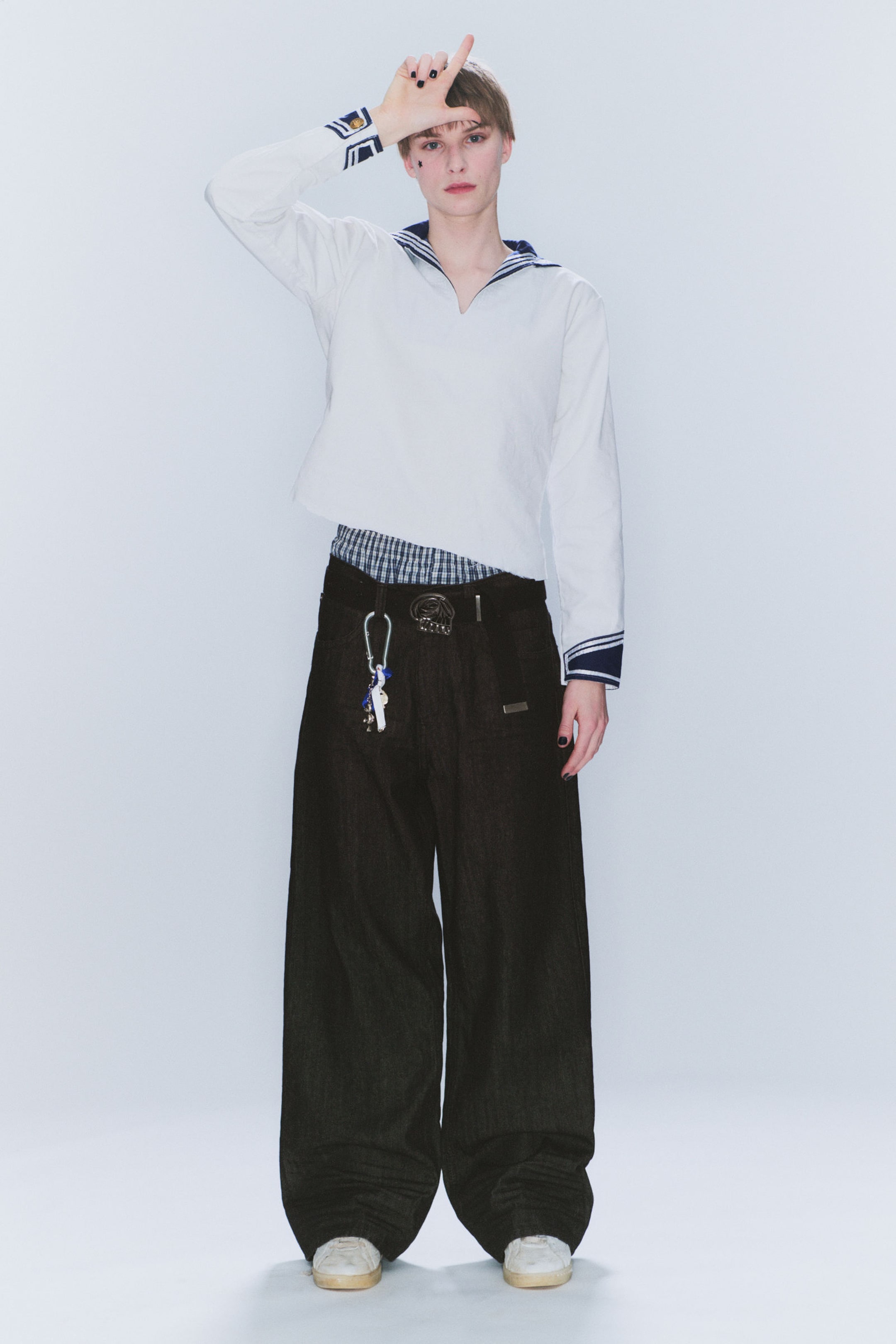 #272628 - Looser Regular Waist Loose Straight Jeans - 1