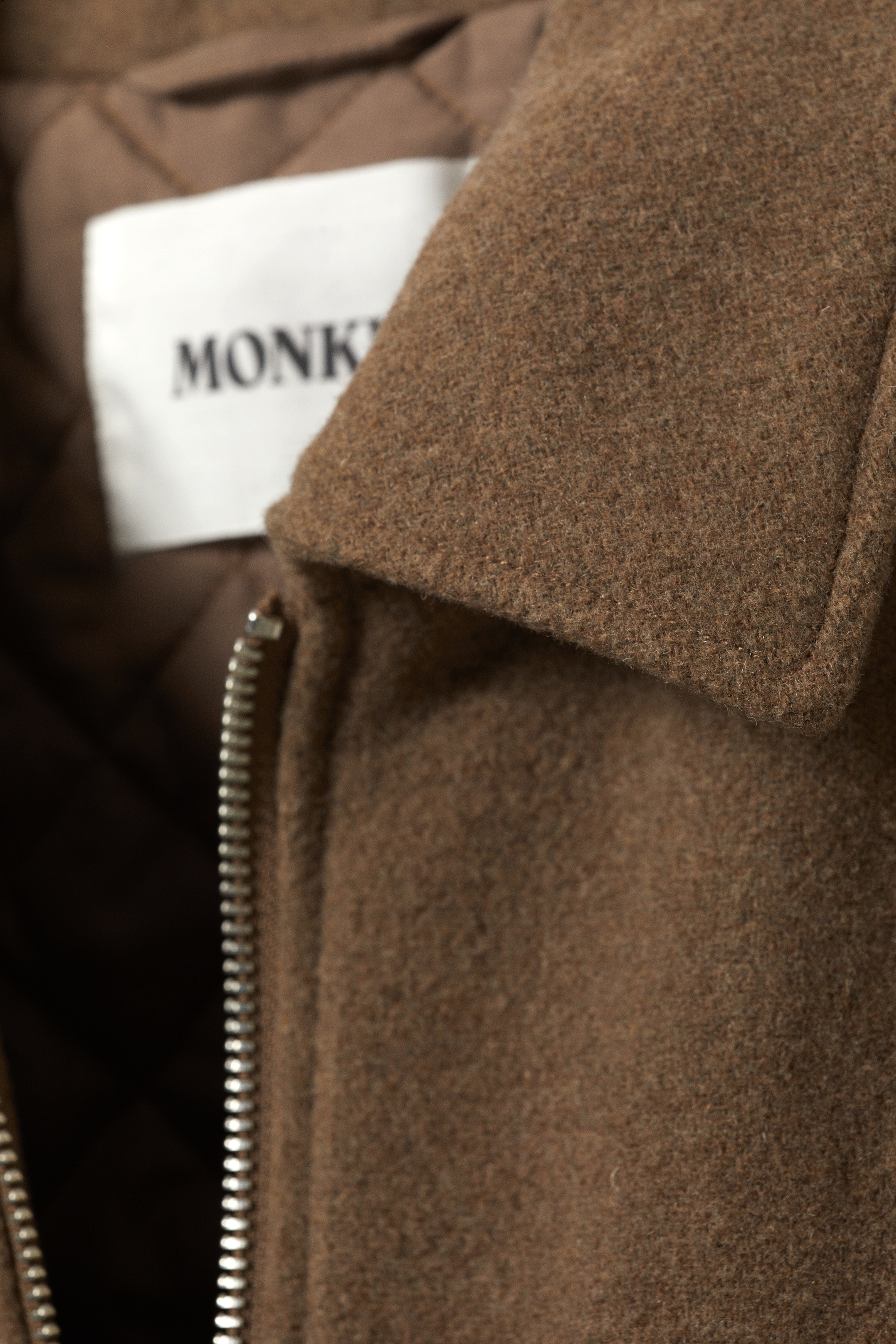 Ingrandisci l'immagine: Cropped Boxy Zip Jacket - Soft Brown - DONNA | H&M CH 6