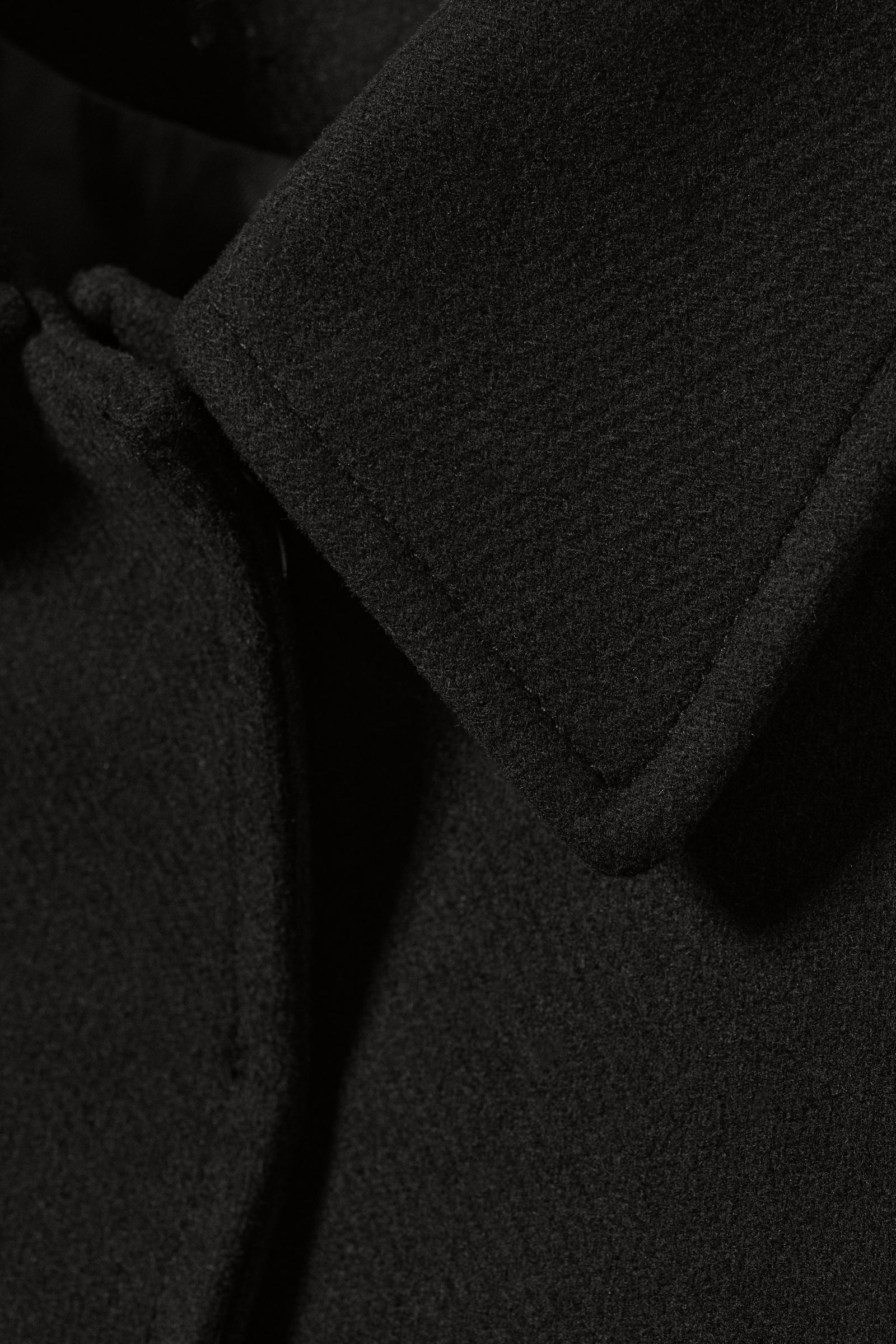 tana wool blend jacket - Black | Weekday WW