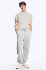 Light Dusty Grey Melange - Classic Sweatpants - 0