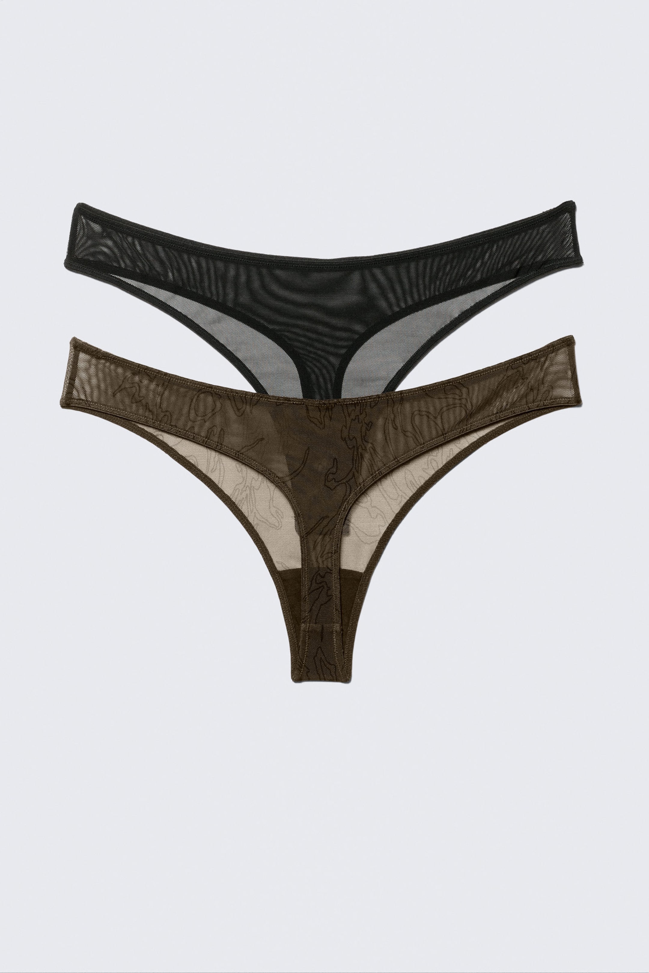 #423934 - 2-pack Mila Mesh Thongs - 2