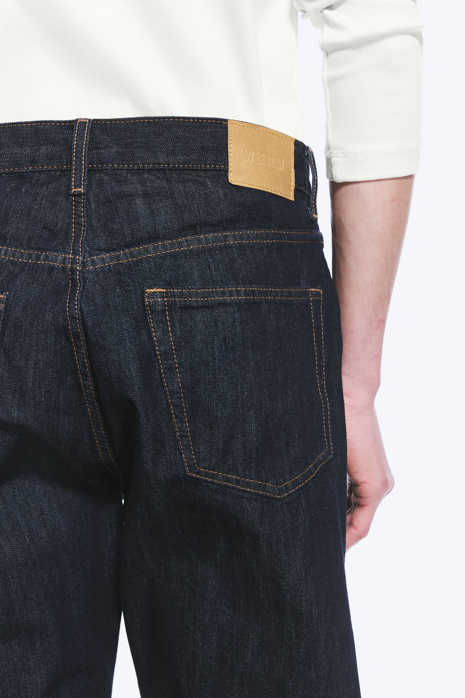 Dżinsy Space Mid Rise Relaxed Straight Leg - Blue Rinse - Ciemnoniebieski/Ghost Blue - Light Blue/Second Blue - Medium Blue/Kourtney Blue - Dark Blue/Tuned Black - Black/Risso Black - Black/Morning Blue - Dark Blue/Blue Stream - Medium Blue/Iron Blue - 4