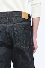 Blue Rinse - Dunkelblau - Space Mid Waist Relaxed Straight Leg Jeans - 3