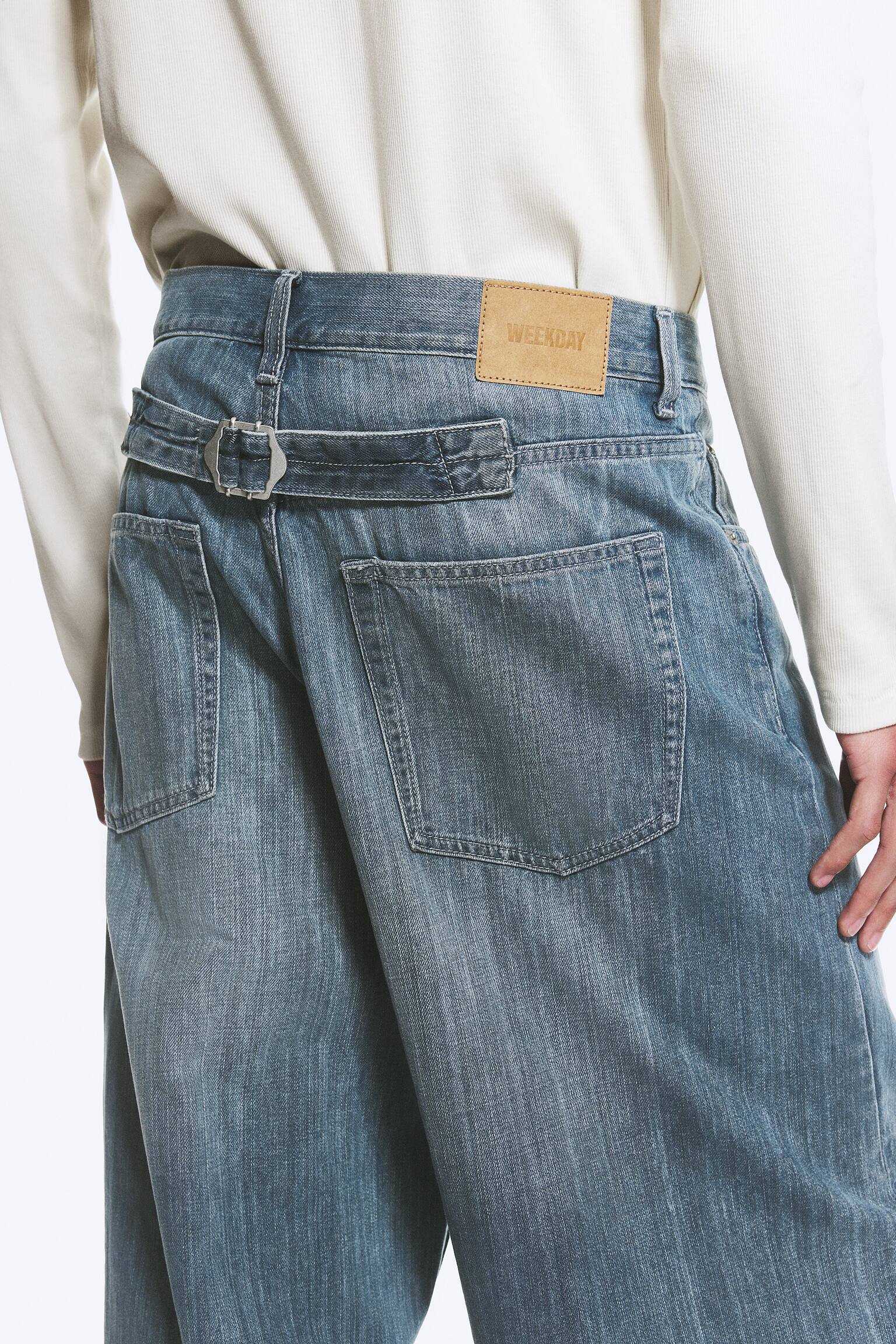 JEANS ASTRO LOOSE BAGGY TWIST A VITA MEDIA - Gloria Blue - Blu medio - 8