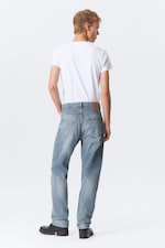 Blue Stream - Middelblauw - Space Mid Rise Relaxed Straight Leg Jeans - 4