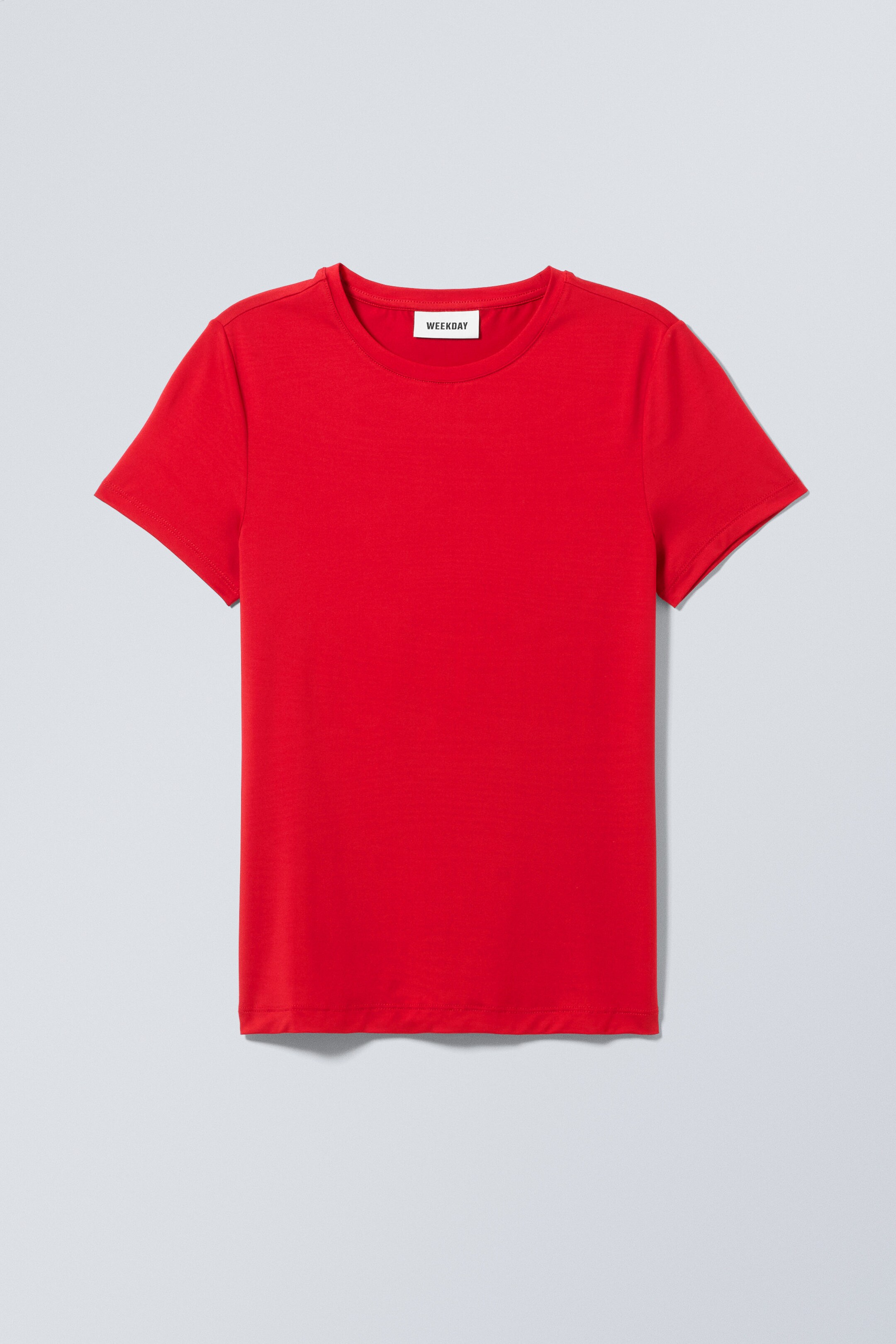 Bright Red - Fine T-shirt - 0