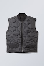 Zwart - Bomberbodywarmer - 0