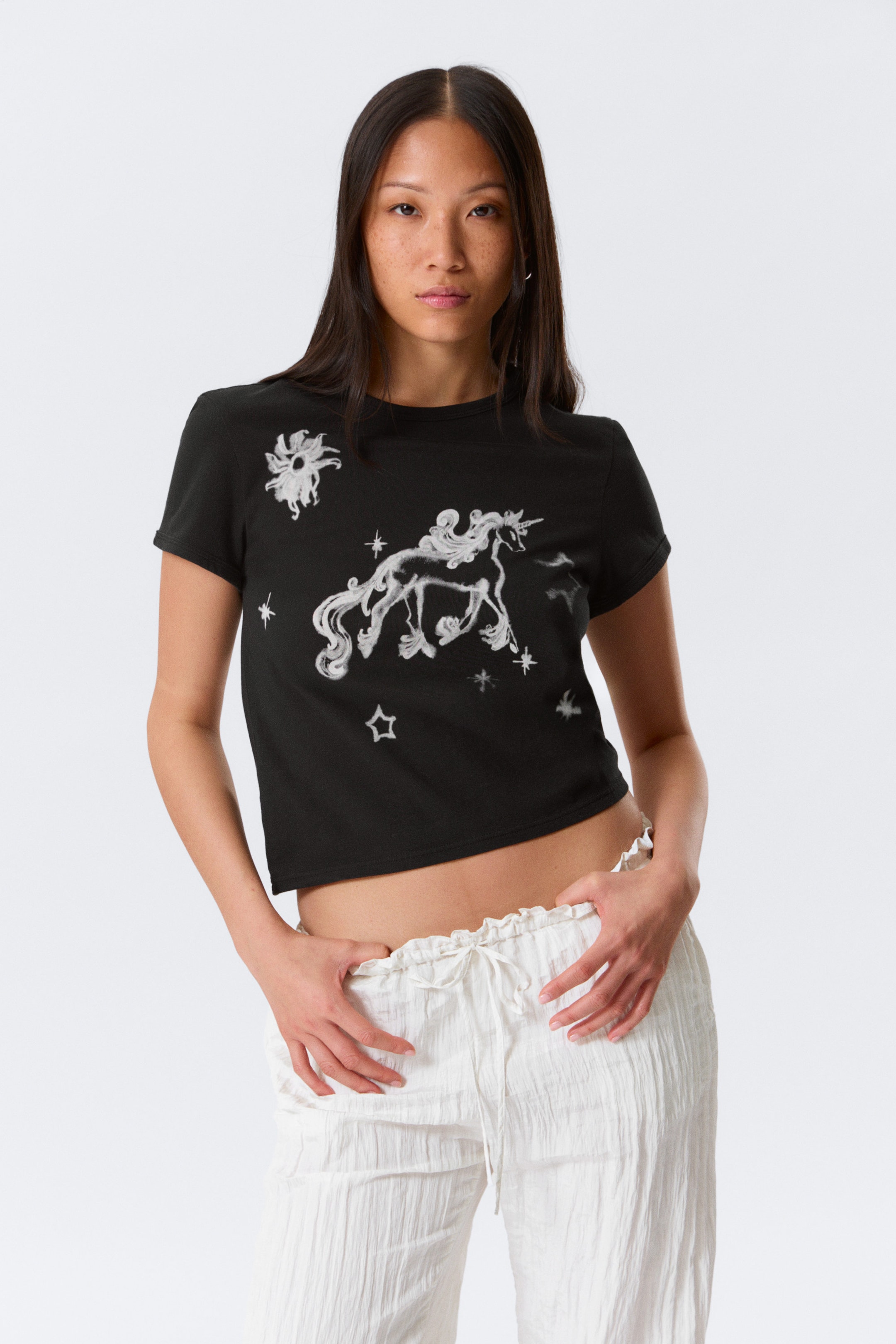 Black - Unicorn - ROSABEL PRINTED BABY TEE - 2