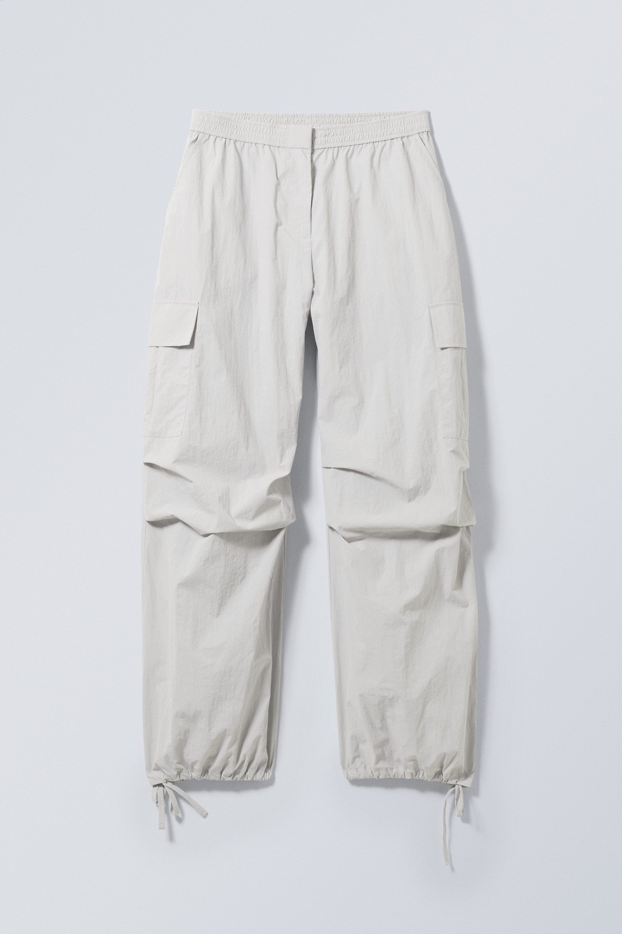 Dusty Grey - Nila Parachute Trousers - 0