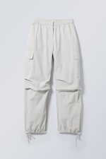 Dusty Grey - Nila Parachute Trousers - 0