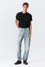 Seventeen Blue - Medium Blue - Ray Mid Rise Relaxed Tapered Leg Jeans - 0