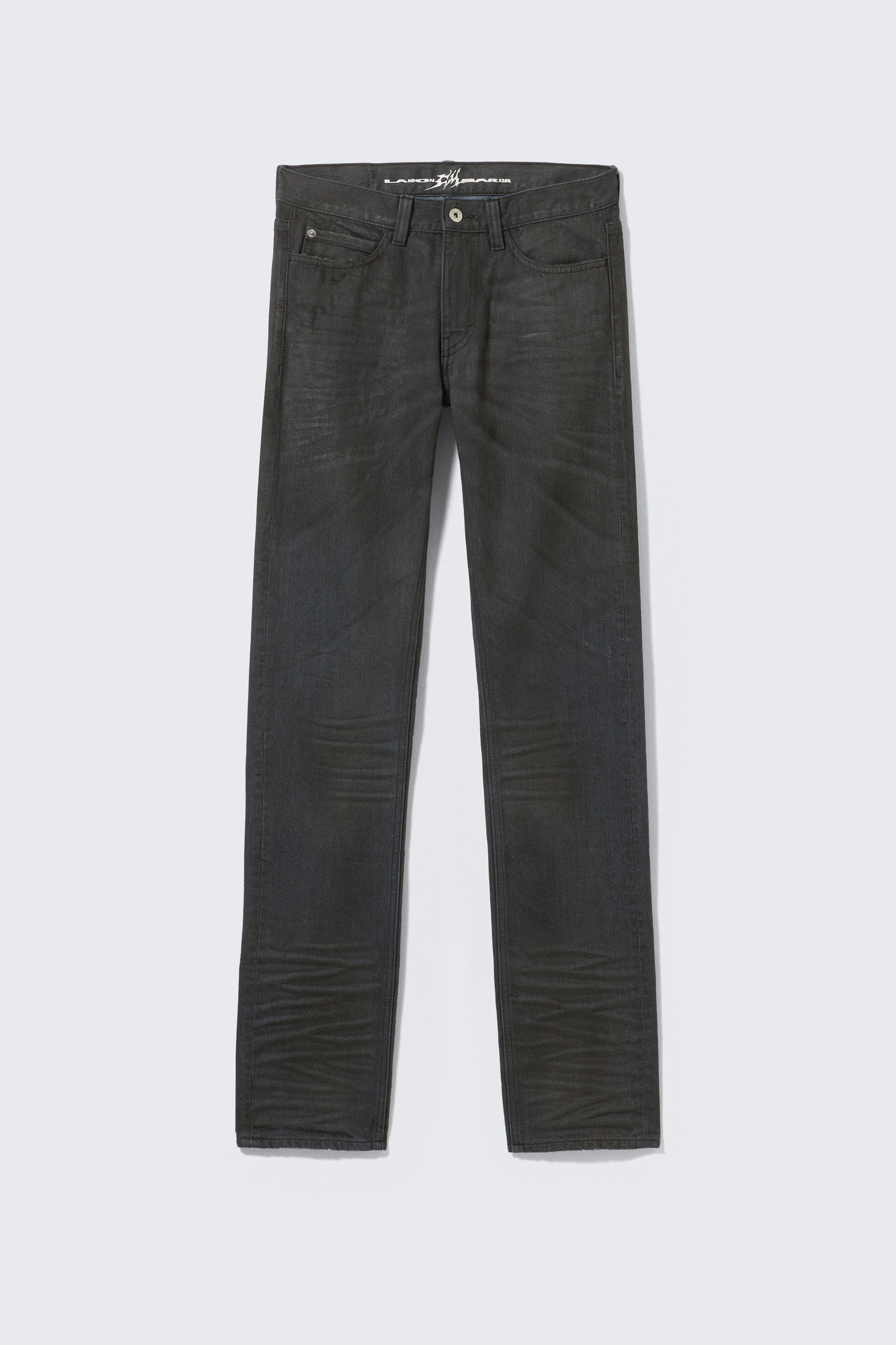 BELVET 即完 Baggy rigid denim black M Midnight Black Baggy Fit Rigid Jeans - Your Path to Relaxed