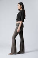 Blue Clay - Grey - Flame Low Rise Slim Flared Leg Jeans - 2