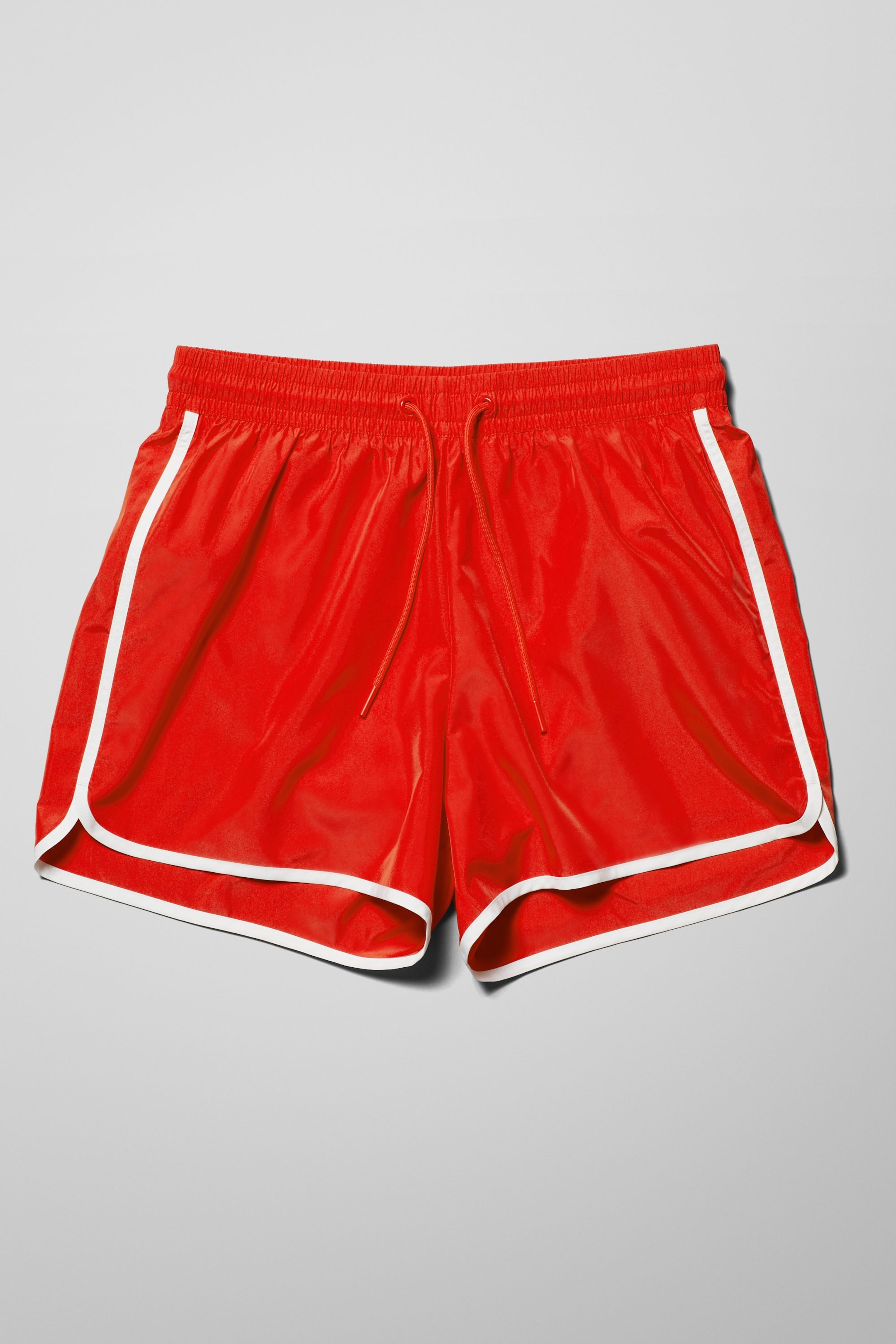 Red - Tan Swim Shorts - 0