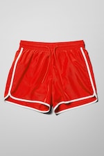 Red - Tan Swim Shorts - 0