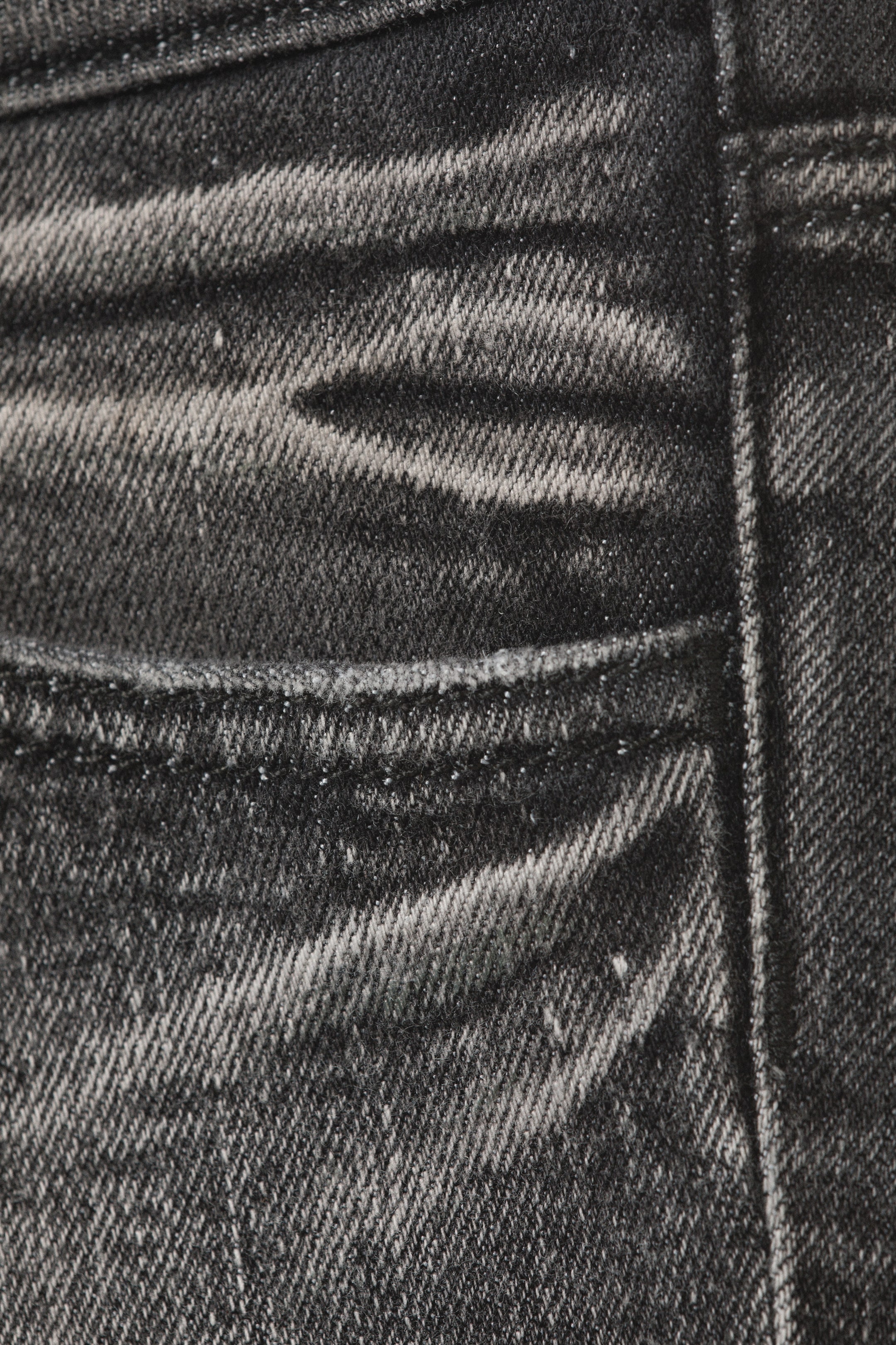 Noir Moon - Gris - Mini-short denim taille basse Booty Bei - 2