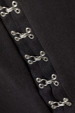 Black - Cersei Hook & Eye Top - 1