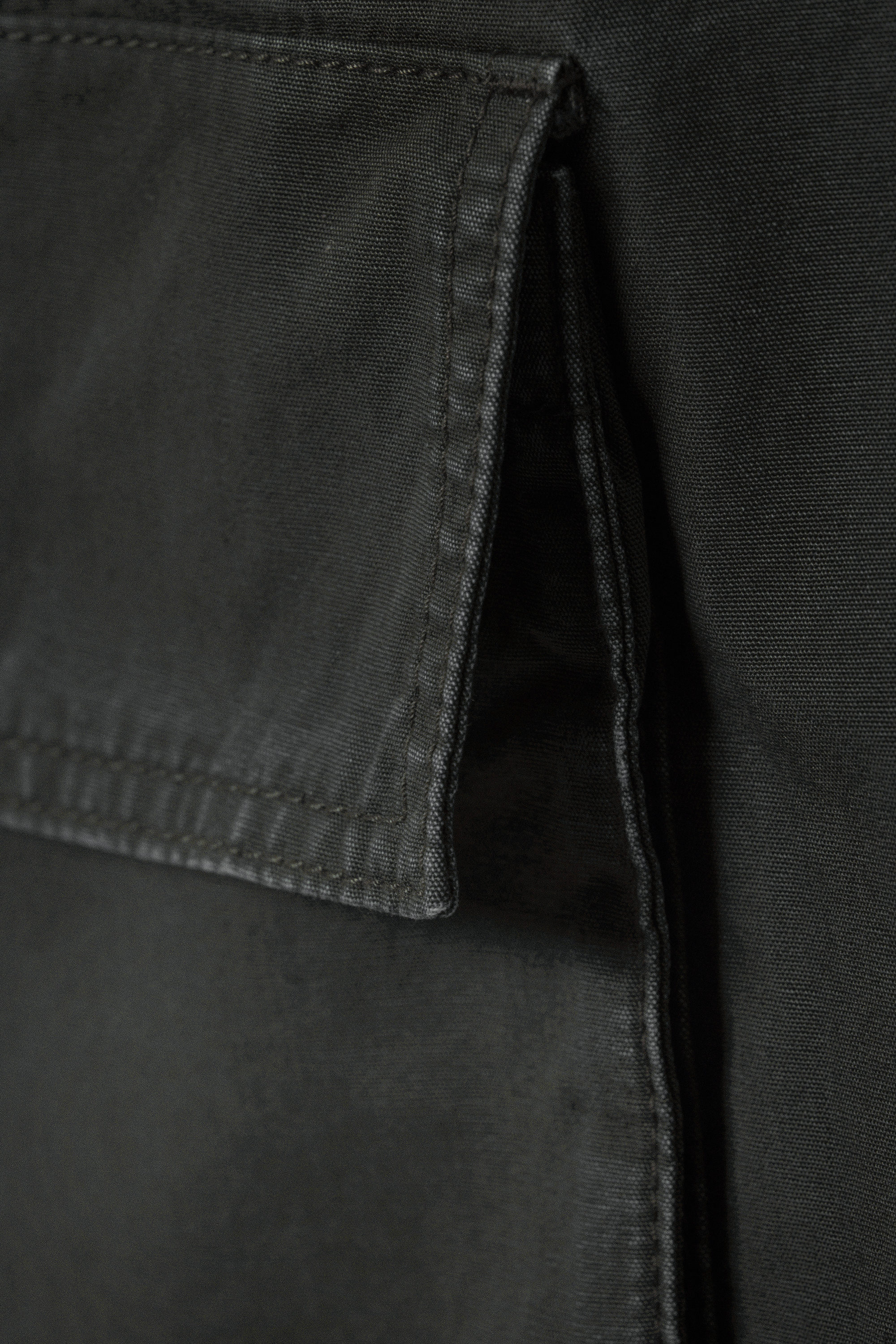 Dark Khaki - Low Rise Wide Leg Cargo Trousers - 6