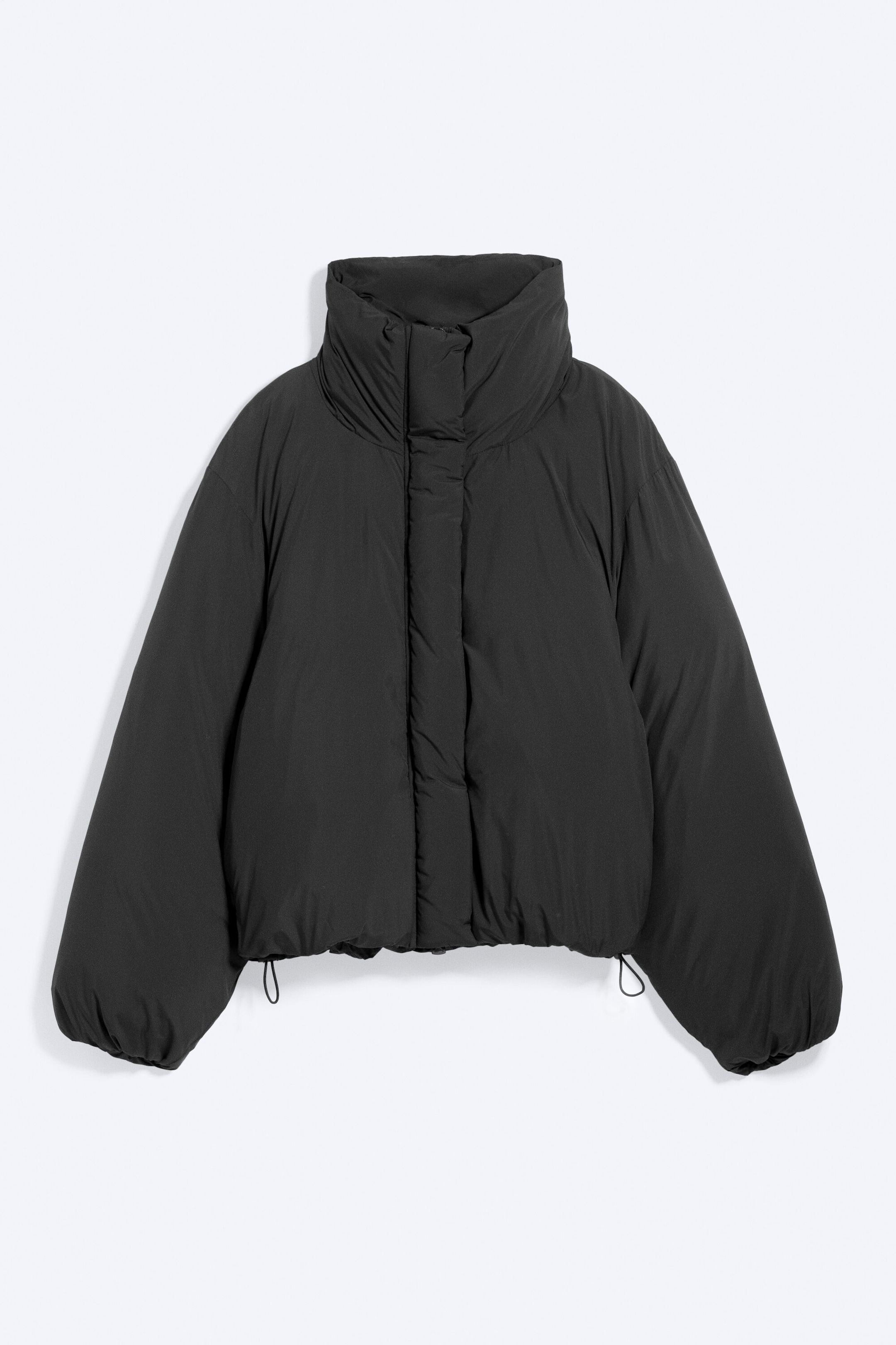 Black - Clean puffer jacket - 5