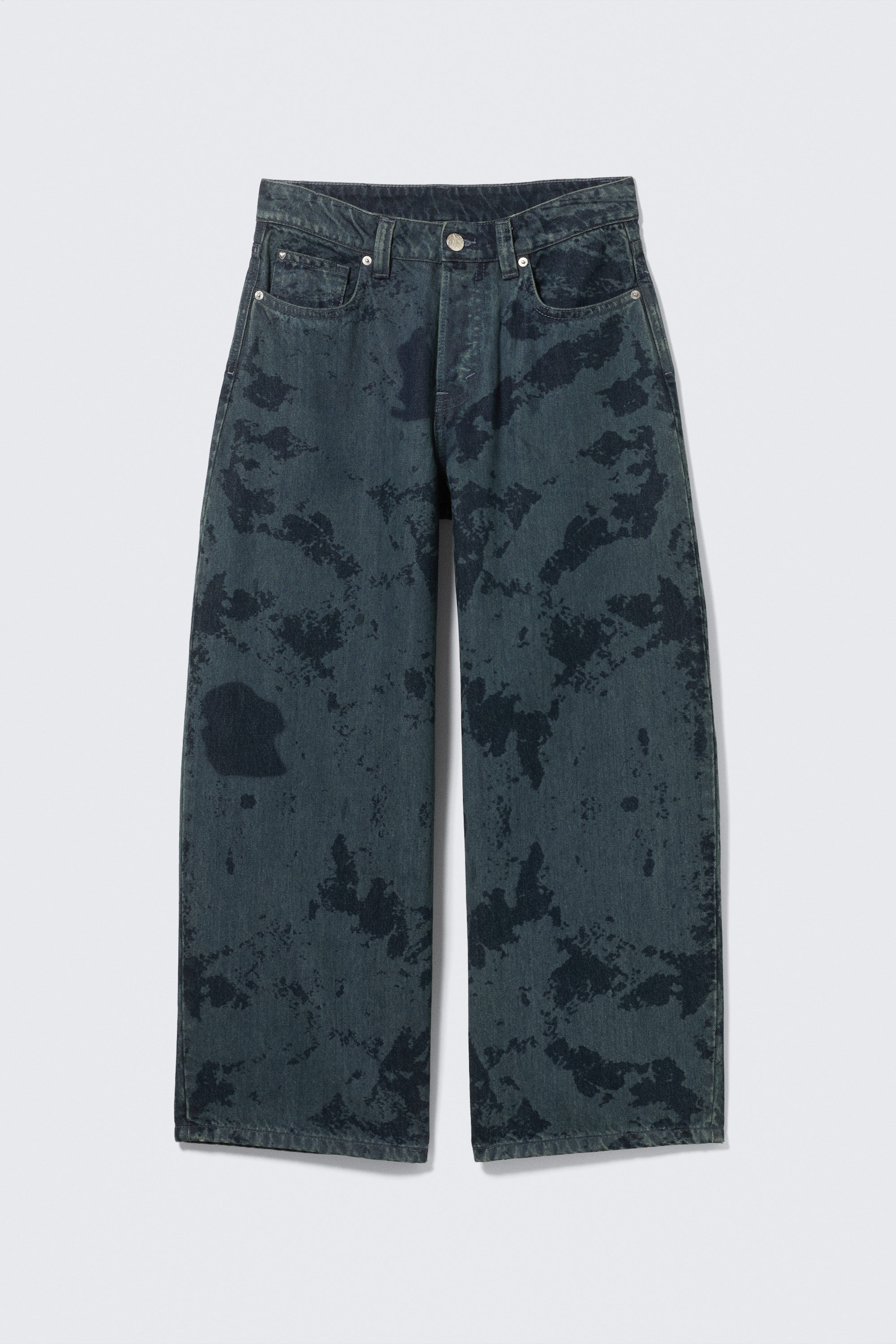 Aegean tie dye - Peggy Low Rise Loose Baggy Leg Jeans - 5