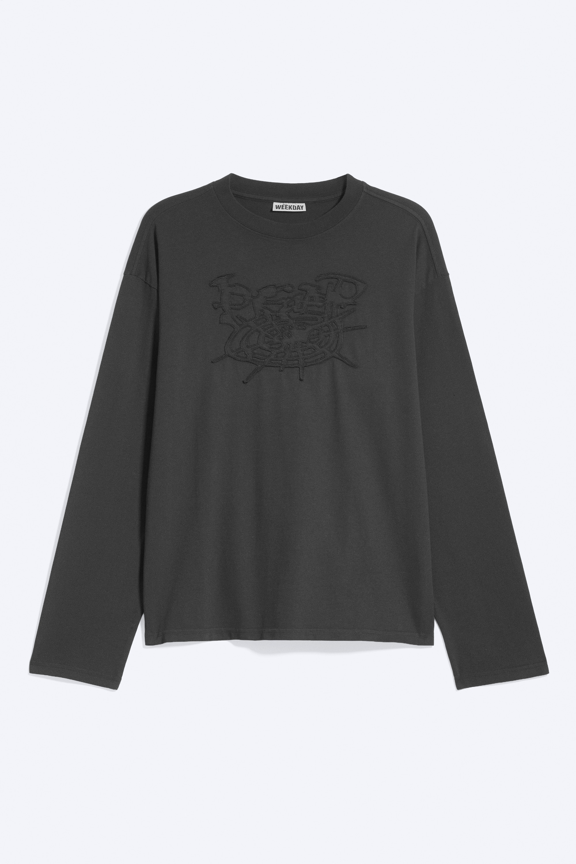 Great Boxy Graphic Long Sleeve T-shirt - Tmavě šedý potisk/Černá s potiskem a opraným vzhledem/Zaprášená bílá – sada log/Pruhované Bílá/Černá/Vypraná tmavě šedá/Khaki zelená – maskáč