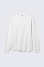 White - Relaxed Long-Sleeved Cotton T-shirt - 3