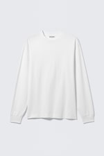 Weiß - Longsleeve mit lockerer Passform - 3