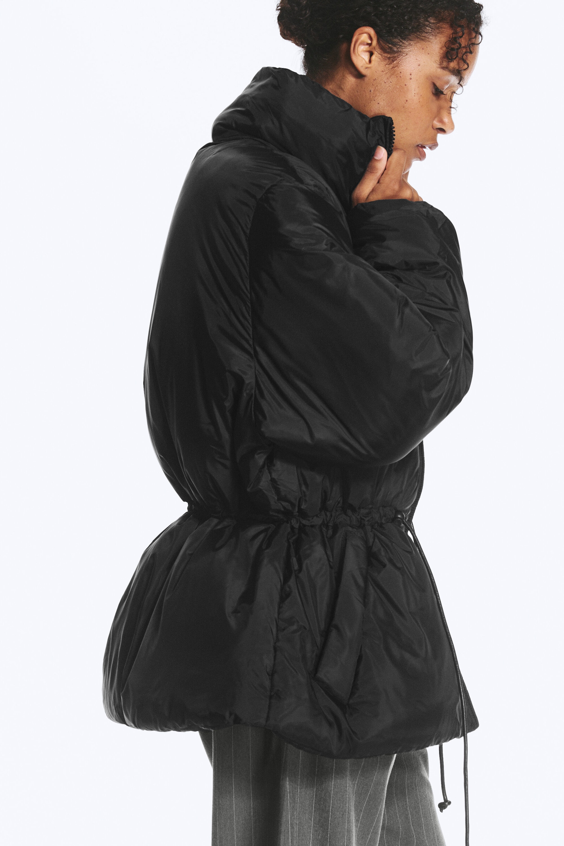 Noir - Doudoune oversize - 3