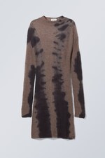 Brown scale - Tini Knit Dress - 0