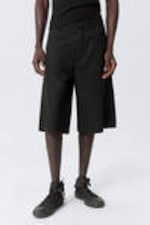 Black - Astro Loose Baggy Linen-Blend Shorts - 2