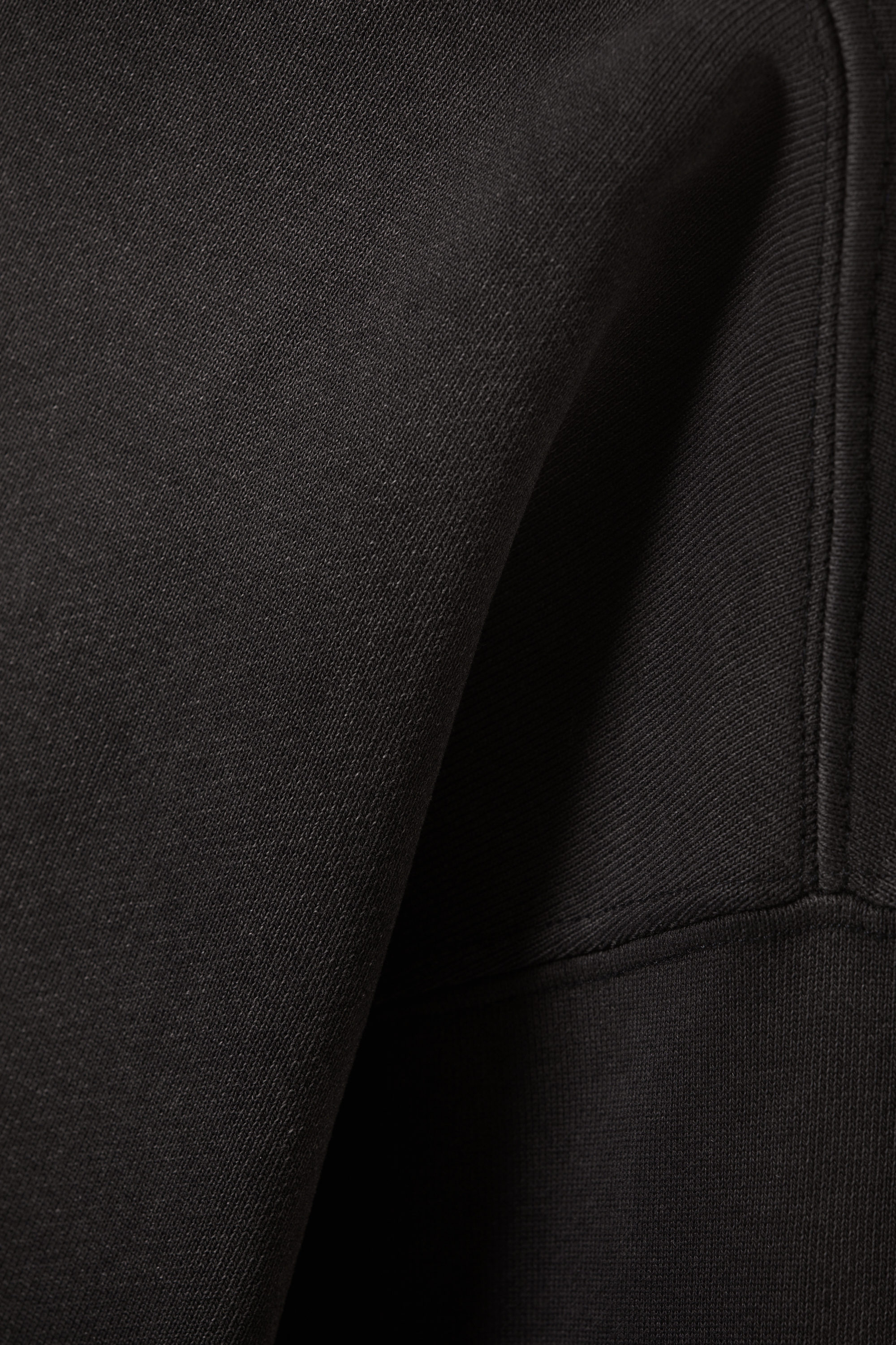 Faded Black - Boxy Distressed Sweatshirt - 4