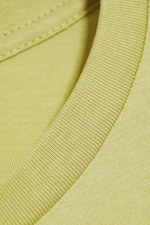 Dusty Lime - Shrunken Long-Sleeved Cotton T-shirt - 4