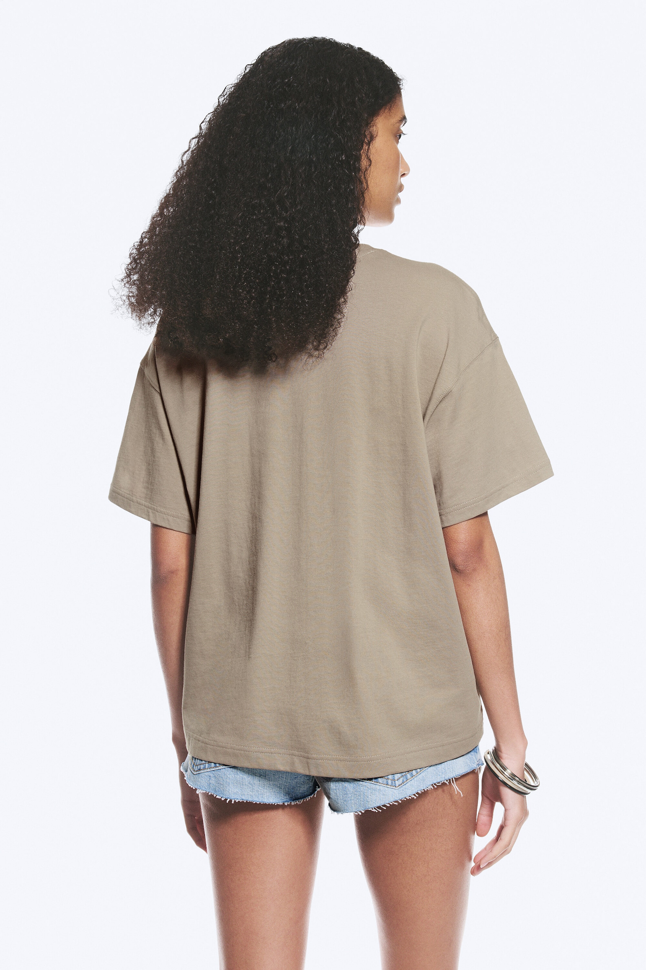 Light Mole - Relaxed Boxy Cotton T-shirt - 2