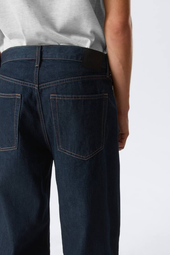 Solar Loose Wide Leg Unisex Jeans - Blue Rinse - Dark Blue/Blue Horses - Medium Blue/Redondo Black - Washed Black - 7