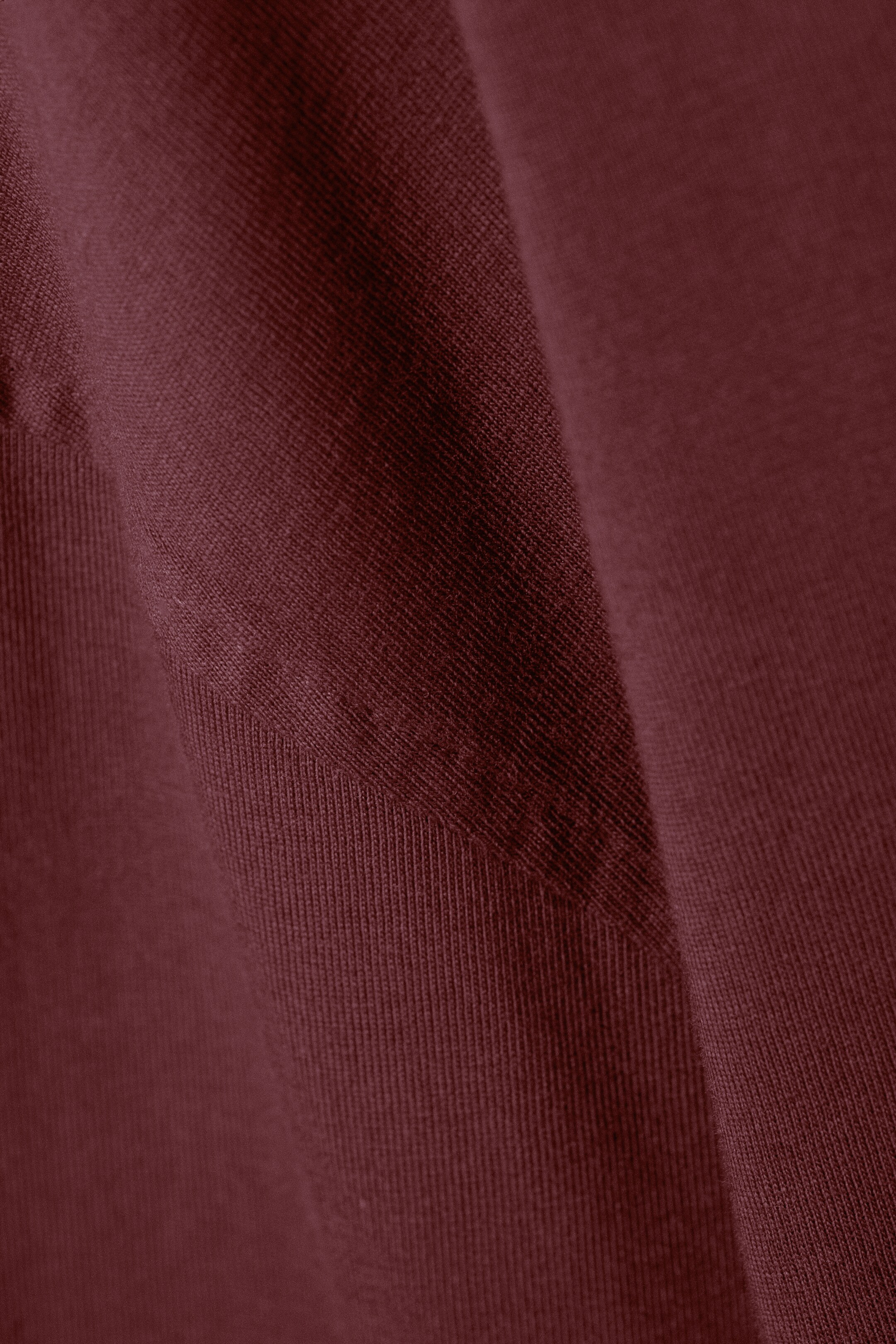 Zobrazit větší obrázek: Oversized Long Sleeve T-shirt - Bordó - ŽENY | H&M CZ 5