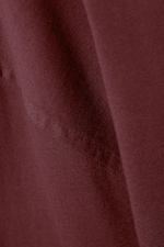 Burgundy - Oversized Long Sleeve T-shirt - 4