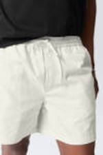 Dusty White - Regular Oxford Shorts - 2