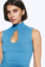 Blue - Keyhole Top - 1