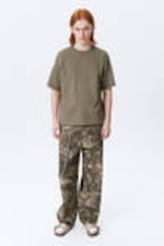 Khaki Green - Great Boxy Heavyweight T-Shirt - 1